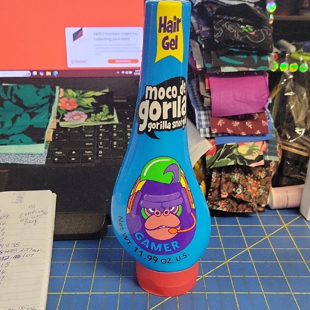 Moco de Gorila Snot Gel Gamer Hair Gel 11.99 fl oz New Sealed Bottle